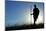 Silhouette of Maasai Warrior, Ngorongoro Crater, Tanzania-Paul Joynson Hicks-Mounted Photographic Print