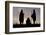 Silhouette of Maasai Warriors, Ngorongoro Crater, Tanzania-Paul Joynson Hicks-Framed Photographic Print