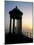 Silhouette of Marble Mirador at Sunset, Son Marroig, Near Deya, Balearic Islands-Ruth Tomlinson-Mounted Photographic Print