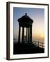 Silhouette of Marble Mirador at Sunset, Son Marroig, Near Deya, Balearic Islands-Ruth Tomlinson-Framed Photographic Print