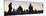 Silhouette of Statues on Charles Bridge-Markus Lange-Mounted Photographic Print