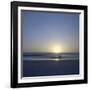 Silhouette of Surfer Walking on Avellanas Beach, Nicoya Peninsula, Costa Rica, Central America-Aaron McCoy-Framed Photographic Print