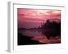 Silhouette of Taj Mahal, Agra, India-Mitch Diamond-Framed Premium Photographic Print