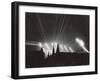 Silhouette of the Embattled Kremlin During German Bombing Raid on the City-Margaret Bourke-White-Framed Photographic Print