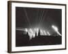 Silhouette of the Embattled Kremlin During German Bombing Raid on the City-Margaret Bourke-White-Framed Photographic Print