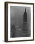 Silhouette of the Empire State Building and Other Buildings without Light During Wartime-Andreas Feininger-Framed Photographic Print