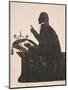 Silhouette of the Rev. L. Littleton Powys (1791-1872), by an Unknown Artist, circa 1850-null-Mounted Giclee Print