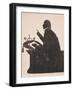 Silhouette of the Rev. L. Littleton Powys (1791-1872), by an Unknown Artist, circa 1850-null-Framed Giclee Print