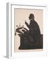 Silhouette of the Rev. L. Littleton Powys (1791-1872), by an Unknown Artist, circa 1850-null-Framed Giclee Print