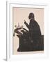 Silhouette of the Rev. L. Littleton Powys (1791-1872), by an Unknown Artist, circa 1850-null-Framed Giclee Print