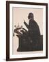 Silhouette of the Rev. L. Littleton Powys (1791-1872), by an Unknown Artist, circa 1850-null-Framed Giclee Print