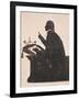 Silhouette of the Rev. L. Littleton Powys (1791-1872), by an Unknown Artist, circa 1850-null-Framed Giclee Print