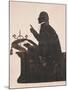 Silhouette of the Rev. L. Littleton Powys (1791-1872), by an Unknown Artist, circa 1850-null-Mounted Giclee Print