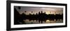 Silhouette of the Temple of Angkor Wat Reflected in the Lake, Cambodia, Indochina-Bruno Morandi-Framed Photographic Print