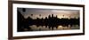 Silhouette of the Temple of Angkor Wat Reflected in the Lake, Cambodia, Indochina-Bruno Morandi-Framed Photographic Print