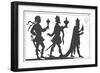 Silhouette of the Three Kings-English-Framed Giclee Print