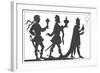 Silhouette of the Three Kings-English-Framed Giclee Print