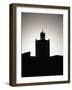 Silhouette of Tower, Morocco-Michael Brown-Framed Photographic Print