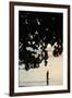 Silhouette of Woman Wading at Sea at Sunset, Anse L' Islette, Seychelles, Indian Ocean Islands-Guido Cozzi-Framed Photographic Print