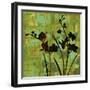 Silhouette on Green-Erin Lange-Framed Art Print