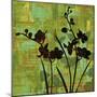 Silhouette on Green-Erin Lange-Mounted Art Print