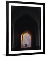 Silhouette Through Archway, Bukhara, Uzbekistan-Ellen Clark-Framed Photographic Print