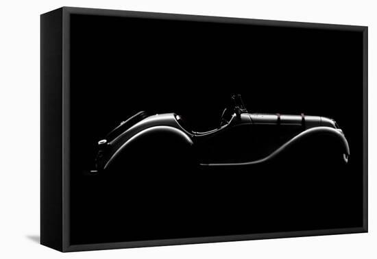 Silhouette-Alvaro Perez-Framed Stretched Canvas