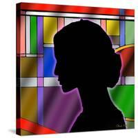 Silhouette-Art Deco Designs-Stretched Canvas