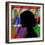 Silhouette-Art Deco Designs-Framed Giclee Print