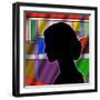 Silhouette-Art Deco Designs-Framed Giclee Print