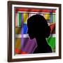 Silhouette-Art Deco Designs-Framed Giclee Print