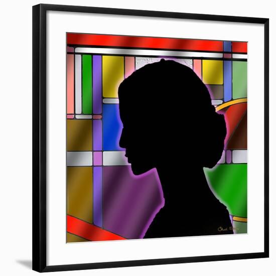 Silhouette-Art Deco Designs-Framed Giclee Print