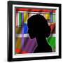 Silhouette-Art Deco Designs-Framed Giclee Print