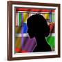 Silhouette-Art Deco Designs-Framed Giclee Print