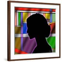 Silhouette-Art Deco Designs-Framed Giclee Print