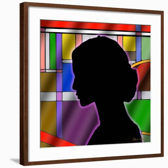 Silhouette-Art Deco Designs-Framed Giclee Print