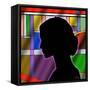 Silhouette-Art Deco Designs-Framed Stretched Canvas