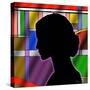 Silhouette-Art Deco Designs-Stretched Canvas