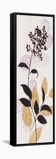 Silhouetted Berries-Elle Summers-Framed Stretched Canvas