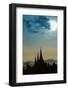 Silhouetted Chedis (Stupas), Ayutthaya, UNESCO World Heritage Site, Thailand, Southeast Asia, Asia-Alex Robinson-Framed Photographic Print