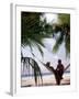 Silhouetted Couple, Felidu Atoll, Maldives-Stuart Westmorland-Framed Photographic Print