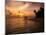 Silhouetted Couple, Felidu Atoll, Maldives-Stuart Westmorland-Mounted Photographic Print