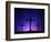 Silhouetted Crosses Against Star-Filled Sky-Chris Rogers-Framed Photographic Print