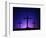 Silhouetted Crosses Against Star-Filled Sky-Chris Rogers-Framed Photographic Print