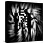 Silhouetted Figures-Rory Garforth-Stretched Canvas