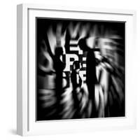 Silhouetted Figures-Rory Garforth-Framed Photographic Print