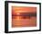 Silhouetted Fishing Net at Sunset-Lowell Georgia-Framed Photographic Print