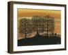 Silhouetted on the Hill-Gordon Barker-Framed Premium Giclee Print