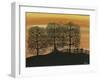 Silhouetted on the Hill-Gordon Barker-Framed Premium Giclee Print
