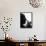 Silhouetted Profile of Photographer Alfred Eisenstaedt with a Camera-Alfred Eisenstaedt-Framed Stretched Canvas displayed on a wall